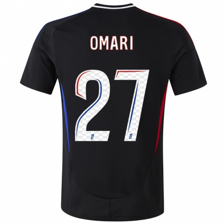 Kandiny Női Warmed Omari #27 Fekete Idegenbeli Jersey 2024/25 Mez Póló Ing