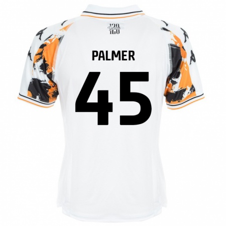 Kandiny Női Kasey Palmer #45 Fehér Idegenbeli Jersey 2024/25 Mez Póló Ing